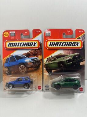 Matchbox Toyota RAV4 Bundle 1997 RAV4 Off-Road & 2023 RAV4 TRD 1:64 Diecast